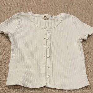 White Short Sleeve Kids Tee